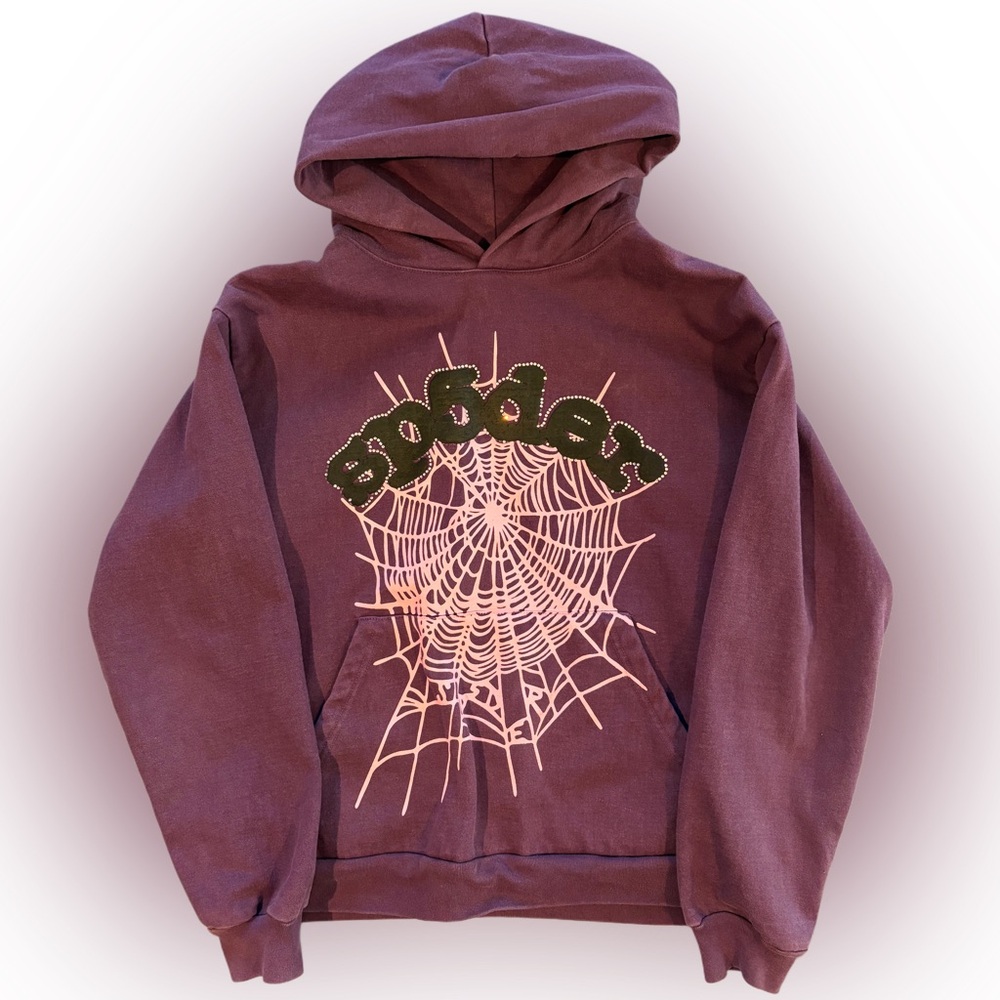 OG sp5der “grape” purple Hoodie